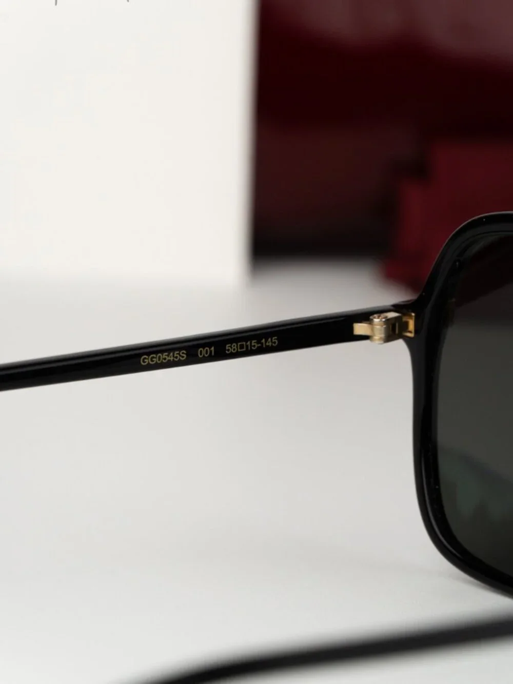 Gucci Men Sunglasses Black Grey Pilot Oversized GG0545S 001 NEW AUTHENTIC